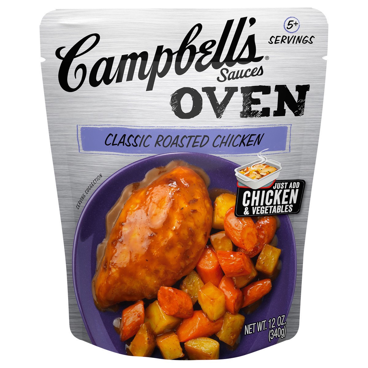 slide 1 of 5, Campbell's Oven Sauces Classic Roasted Chicken, 