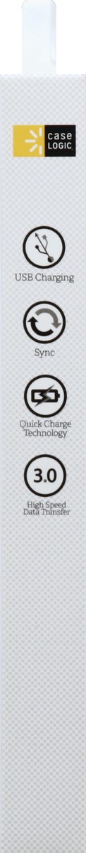 slide 5 of 5, Case Logic USB C-type 3.0 Speed Cable, 3.5 ft