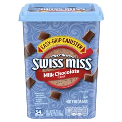 Swiss Miss Milk Chocolate Flavored Hot Cocoa Mix, 38.27 oz. Square Canister