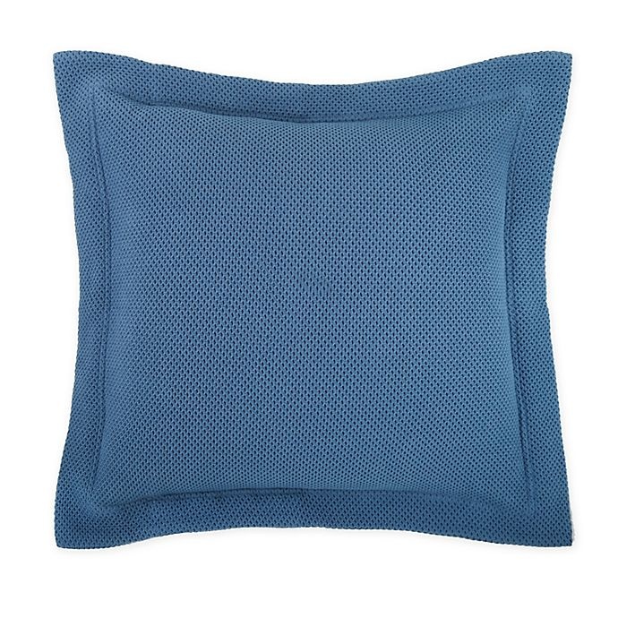 slide 1 of 1, Frette At Home Porfido Square Throw Pillow - Blue, 1 ct