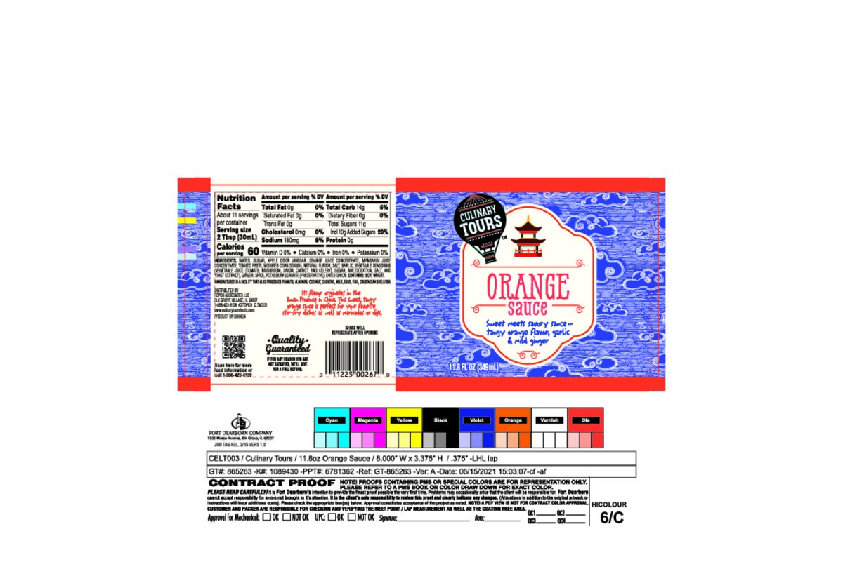 slide 14 of 15, Culinary Tours Orange Sauce 11.8 fl oz, 11.8 fl oz