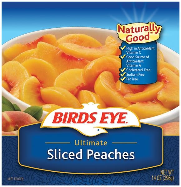 slide 1 of 1, Birds Eye Sliced Ultimate Peaches, 16 oz