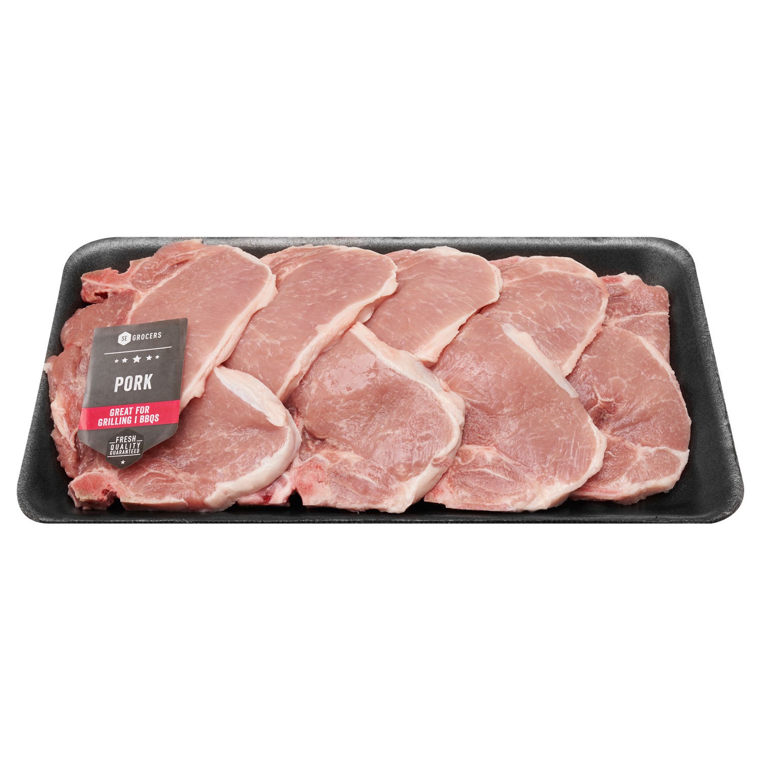 slide 1 of 1, Bone-In Value Pack Thin Pork Chops - Per Package (Avg. 2.25 lb), per lb