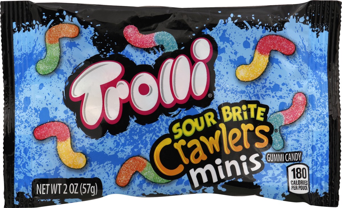 slide 4 of 6, Trolli Minis Sour Brite Crawlers Candy, 2 oz