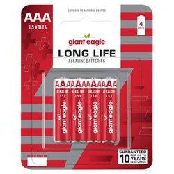 Giant Eagle Aaa Alkaline Batteries