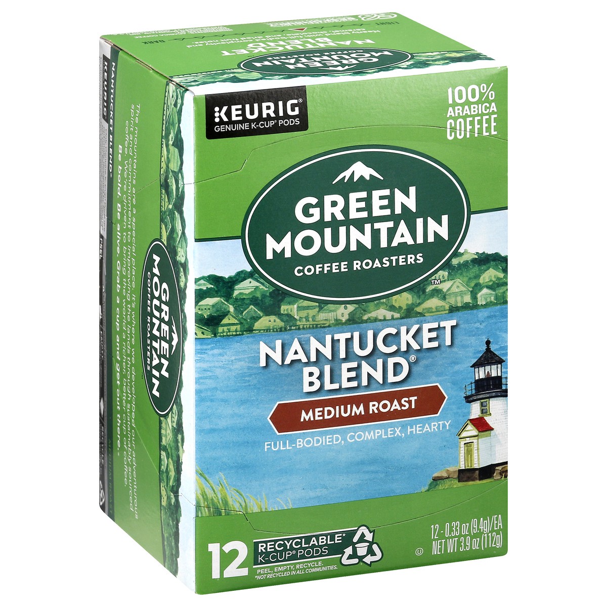 slide 5 of 9, Green Mountain K-Cup Pods Medium Roast Nantucket Blend Coffee 12 ea, 12 ct