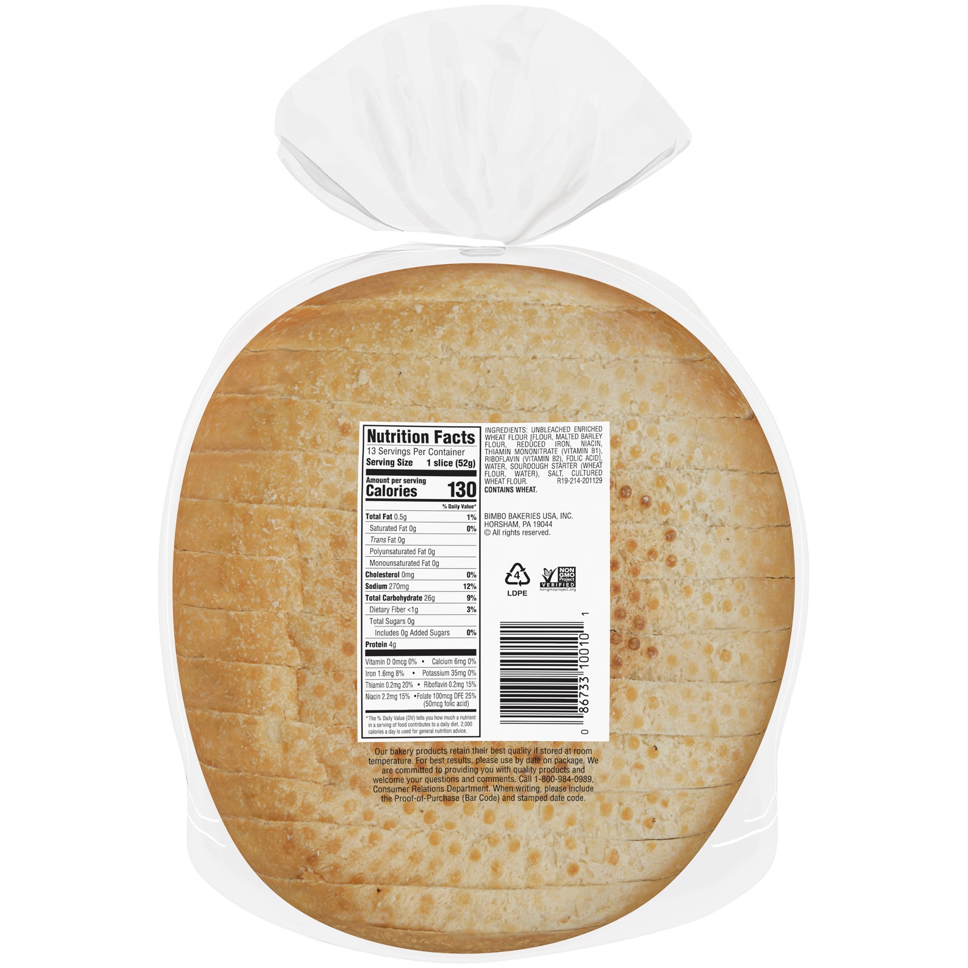 slide 5 of 5, Redding French Bakery Fisherman's Wharf Style Extra Sourdough Bread, 24 oz, 24 oz