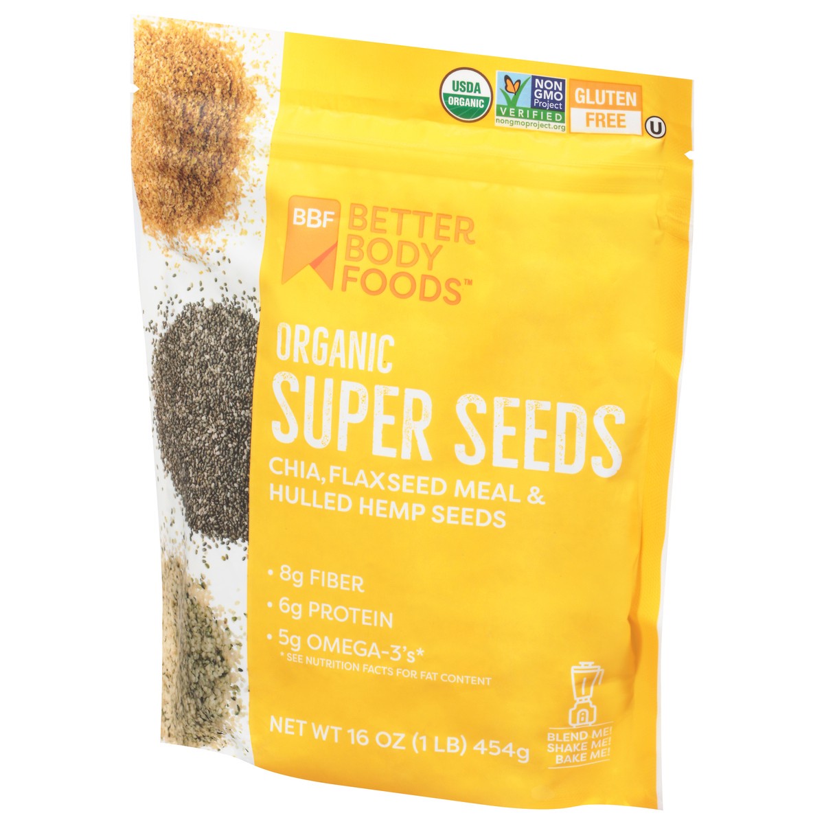 slide 7 of 9, BetterBody Foods Organic Super Seeds, 16 oz