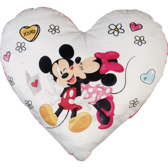 slide 1 of 1, VALENTINES ACCESSORIES Hrt Pillw Disney, 1 ct