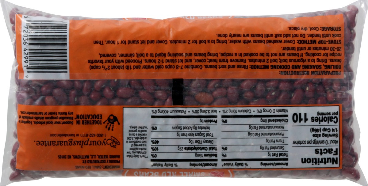 slide 8 of 10, Harris Teeter Dry Small Red Beans, 16 oz