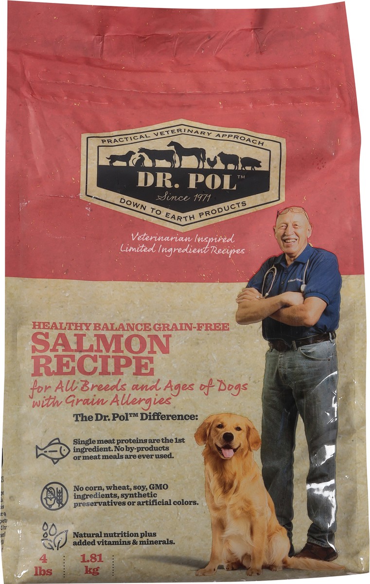 slide 5 of 9, Dr. Pol Healthy Balance Grain-Free Salmon Recipe Dog Food 4 lb, 4 lb