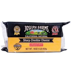 Joseph Farms Sharp Cheddar Cheese