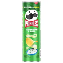 Pringles Sour Cream and Onion Potato Crisps Chips