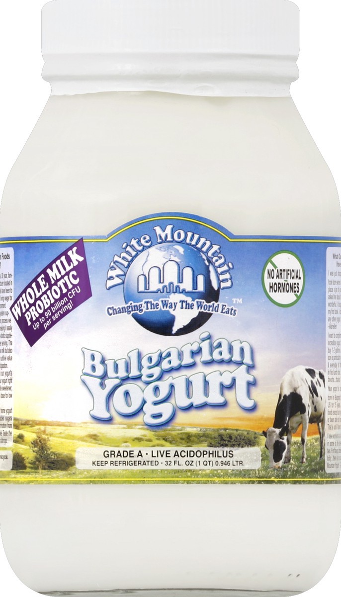 slide 2 of 2, White Mountain Bulgarian Whole Milk Yogurt, 32 oz