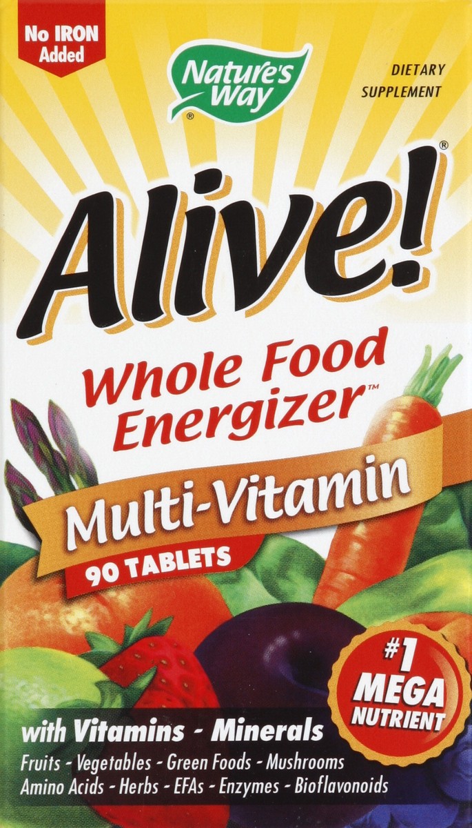 slide 5 of 7, Alive! Multi-Vitamin 90 ea, 90 ct