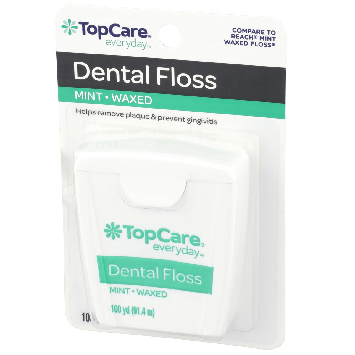 slide 5 of 8, Topcare Dental Floss Mint, 100 yd