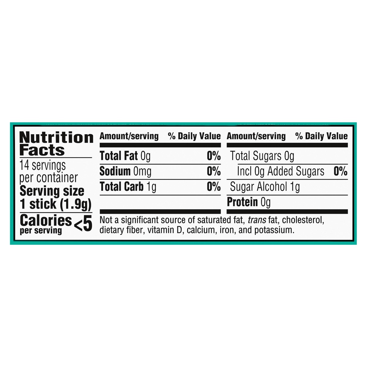 slide 6 of 13, Trident Minty Sweet Twist Sugar Free Gum, 14 Piece Pack, 0.94 oz