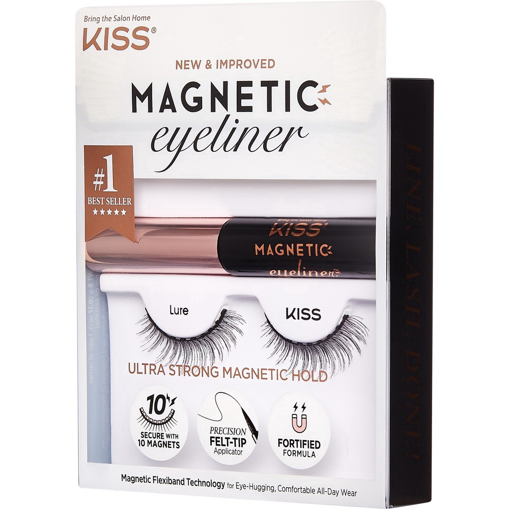 slide 4 of 13, KISS Magnetic Eyeliner Kit - 01, 1 ct