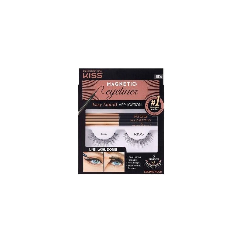 slide 1 of 13, KISS Magnetic Eyeliner Kit - 01, 1 ct