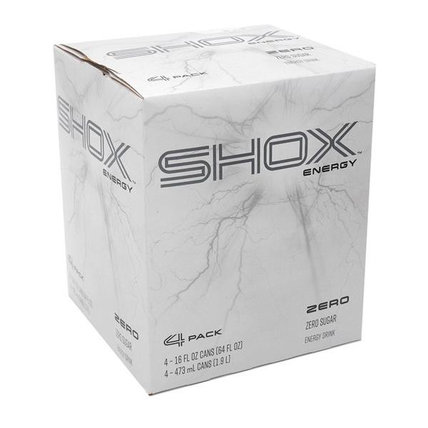 slide 1 of 1, Hy-Vee Shox Zero 4/16 Oz, 64 oz