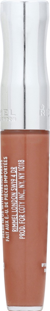slide 6 of 9, COTY RIMMEL LONDON Rimmel Stay Glossy Lip Gloss - Non-Sticky and Lightweight Formula for Lip Color and Shine - 133 Bare Minimum, .18oz, 0.18 oz