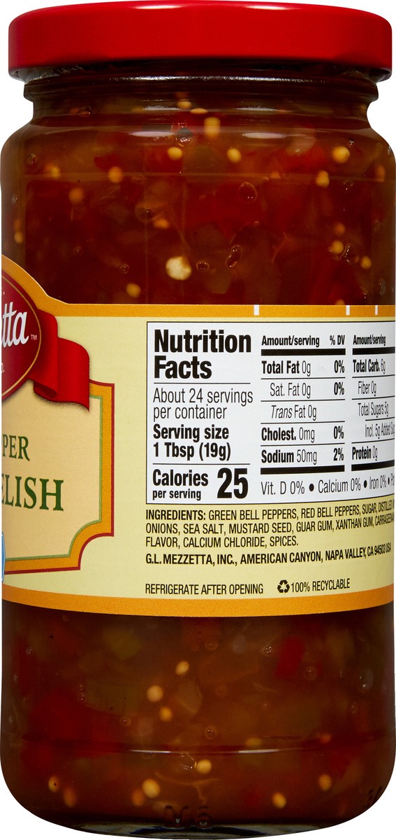 slide 4 of 7, Mezzetta Bell Pepper Sweet Relish, 12 fl oz, 12 fl oz