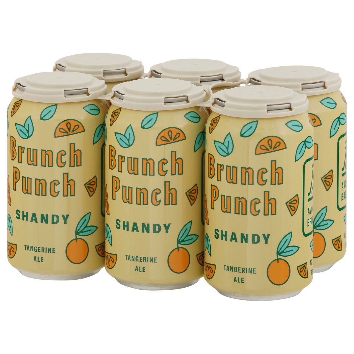 slide 4 of 9, Avondale Brewing Co Shandy Tangerine Ale Brunch Punch Beer 6 - 12 fl oz Cans, 1 ct