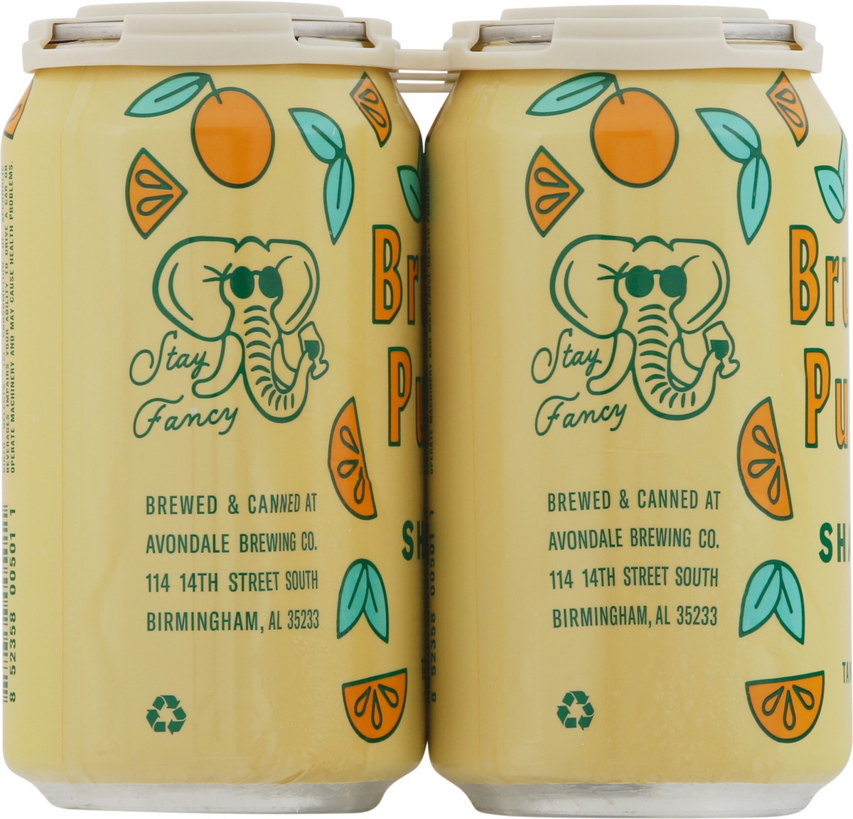 slide 2 of 9, Avondale Brewing Co Shandy Tangerine Ale Brunch Punch Beer 6 - 12 fl oz Cans, 1 ct