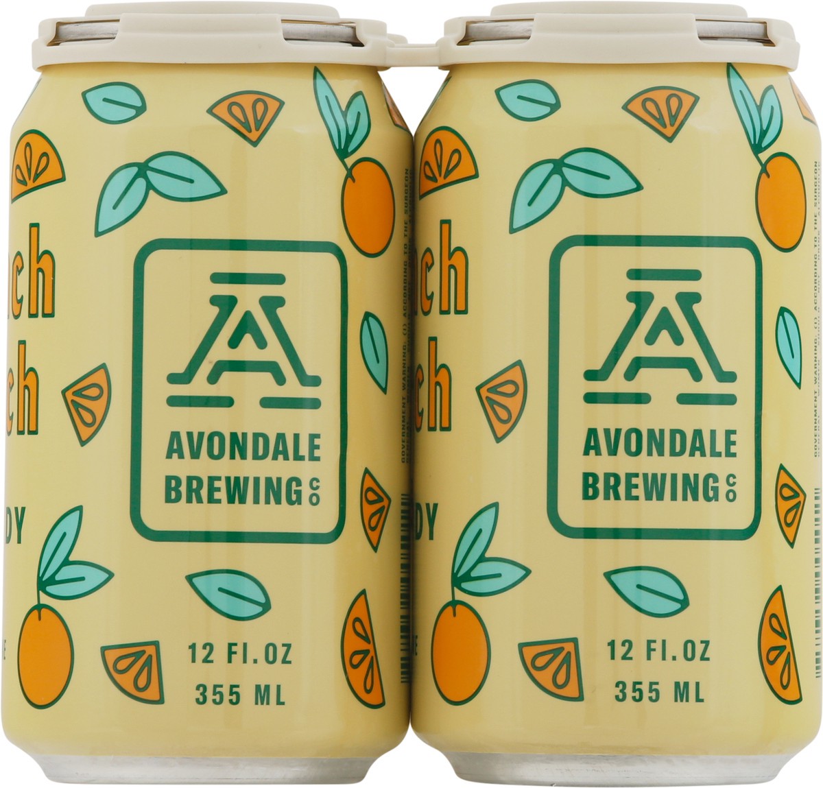 slide 9 of 9, Avondale Brewing Co Shandy Tangerine Ale Brunch Punch Beer 6 - 12 fl oz Cans, 1 ct