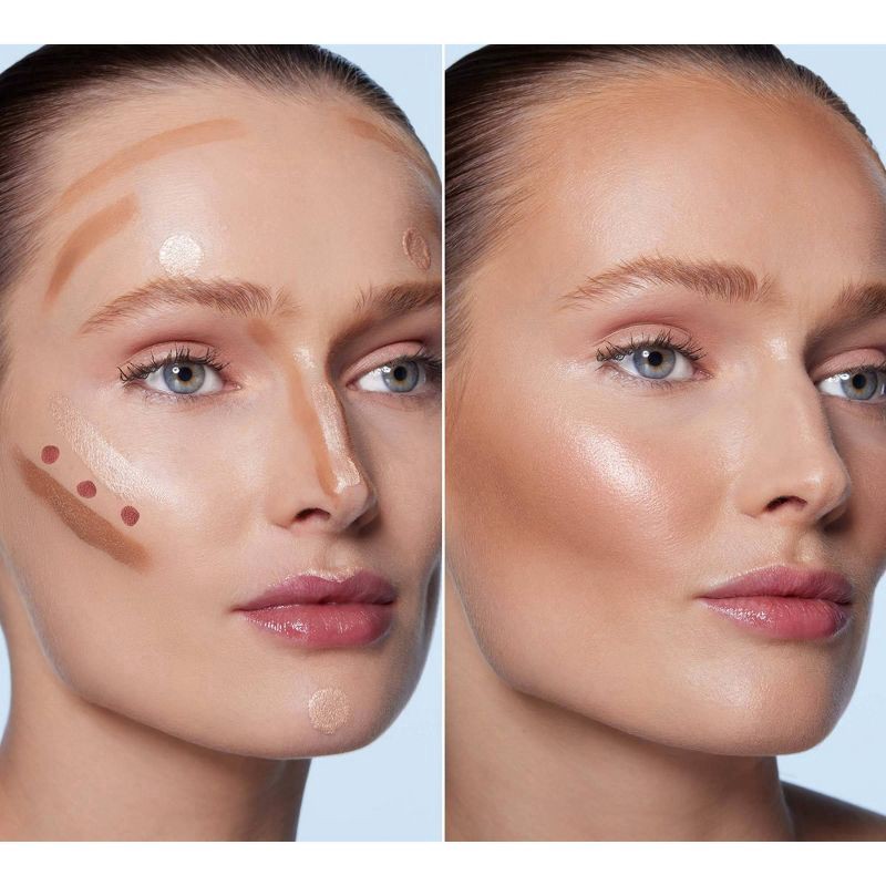 slide 10 of 12, e.l.f. Medium/ Tan Halo Glow Cushion-Tip Applicator Contour 0.33 fl oz, 0.33 fl oz