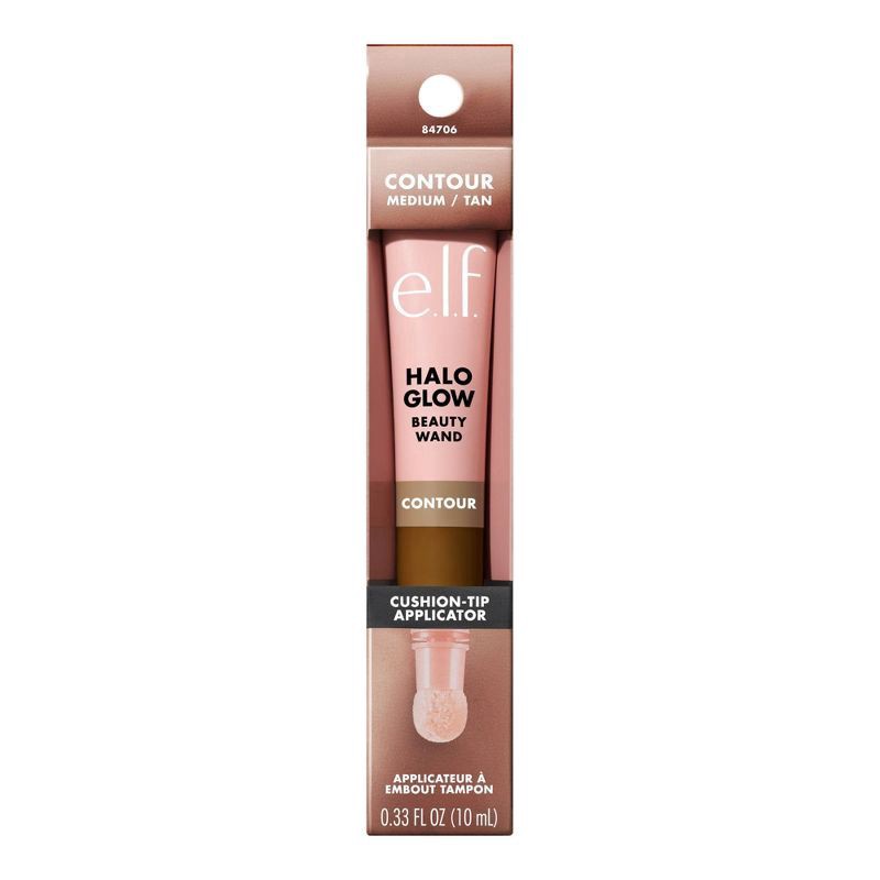 slide 3 of 12, e.l.f. Medium/ Tan Halo Glow Cushion-Tip Applicator Contour 0.33 fl oz, 0.33 fl oz