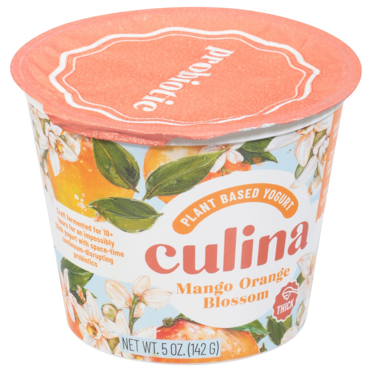 slide 2 of 11, Culina Thick Mango Orange Blossom Plant Based Yogurt 5 oz, 5 oz