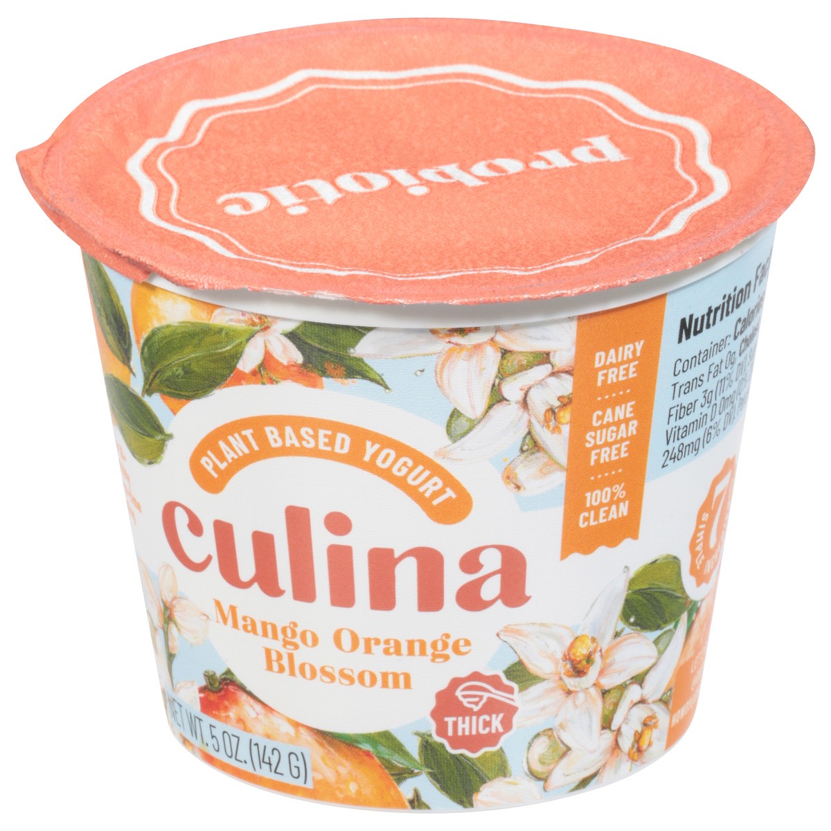 slide 3 of 11, Culina Thick Mango Orange Blossom Plant Based Yogurt 5 oz, 5 oz