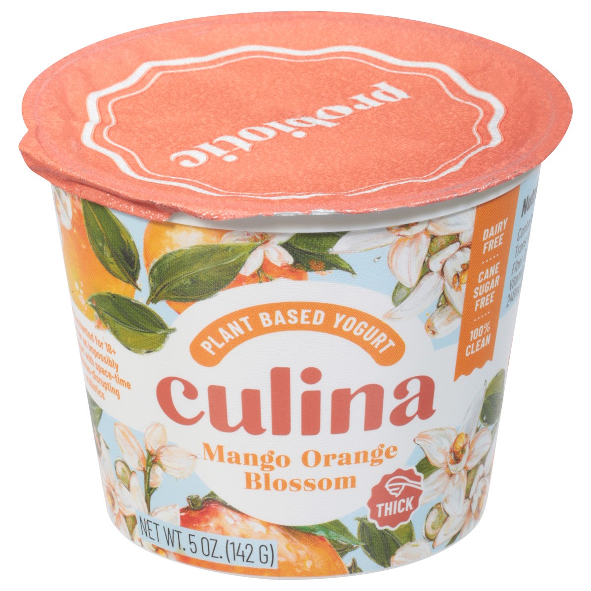 slide 1 of 11, Culina Thick Mango Orange Blossom Plant Based Yogurt 5 oz, 5 oz