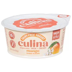 Culina Dairy-Free Greek Style Mango Orange Blossom Yogurt 5 oz