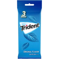 Trident Original Flavor Sugar Free Gum With Xylitol