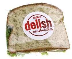 Hy-Vee Delish Sandwiches Smoked Ham & Provolone Harvester