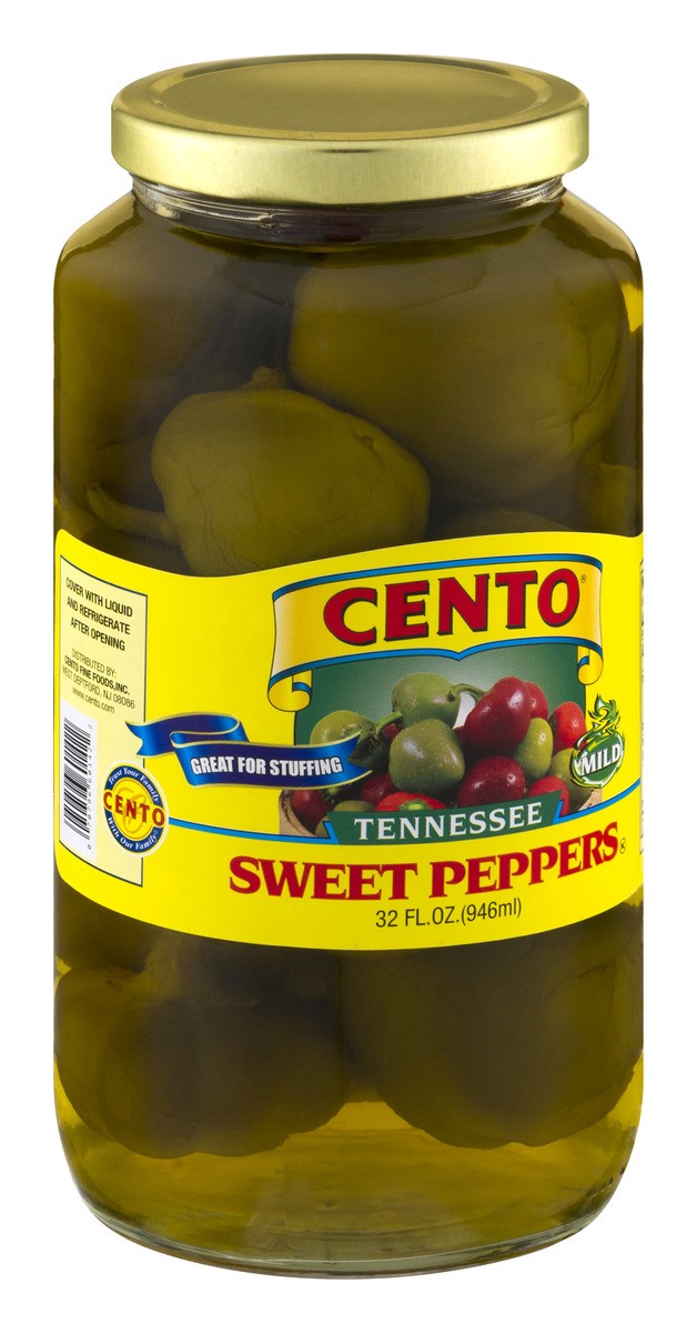 slide 2 of 9, Cento Cheese Peppers, 32 fl oz