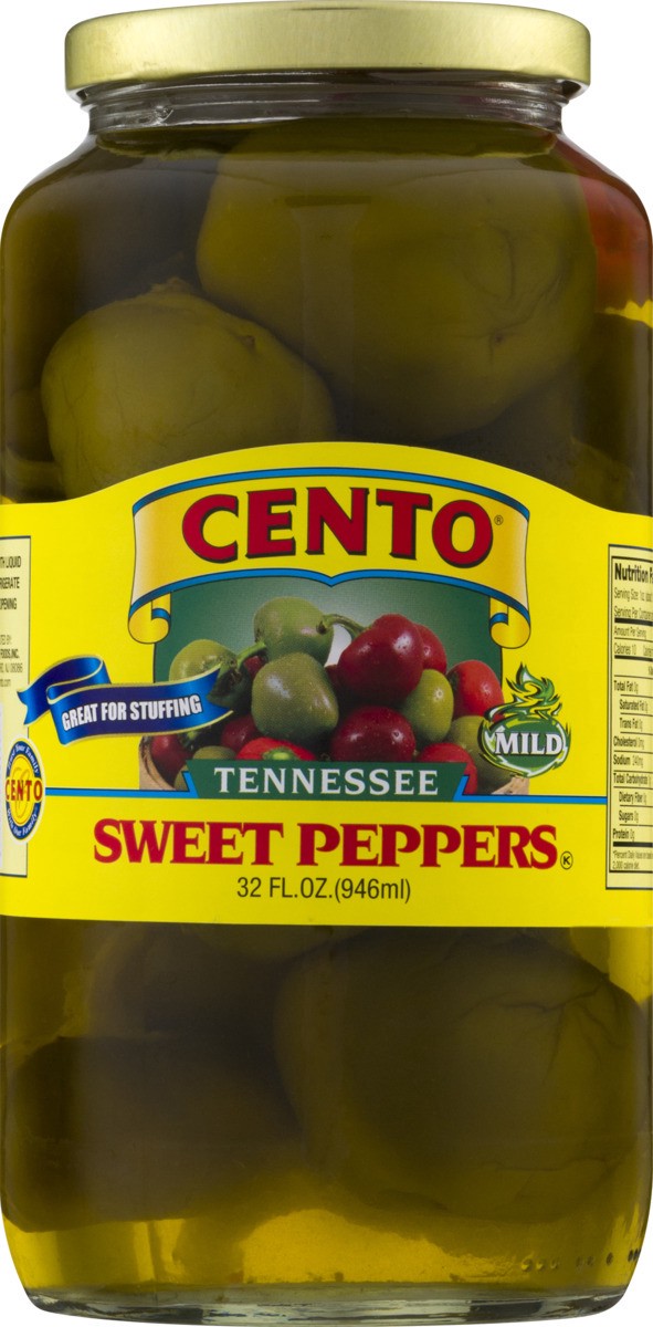 slide 8 of 9, Cento Cheese Peppers, 32 fl oz