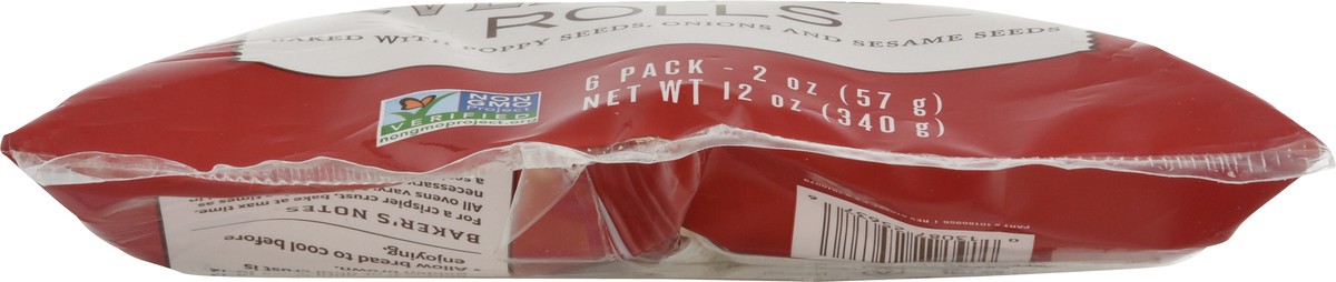 slide 10 of 14, La Brea Bakery Take & Bake 6 Pack Everything Rolls 6 - 2 oz, 6 ct