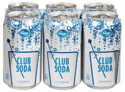 Kroger Club Soda - 6 ct; 12 fl oz