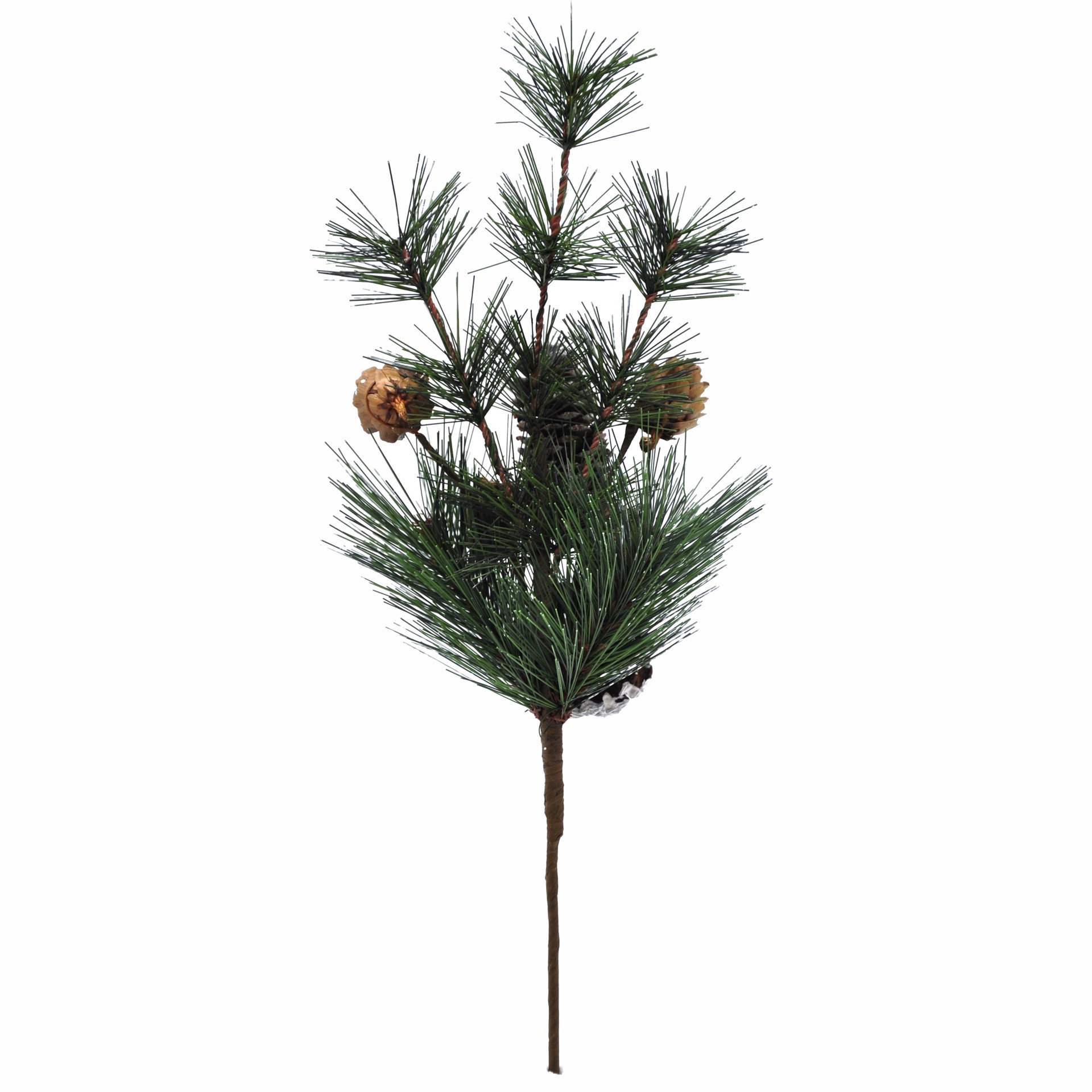 slide 2 of 3, 16" Snowy Pine & Pinecone Pick By Ashland, 2 in x 6 in x 16 in
