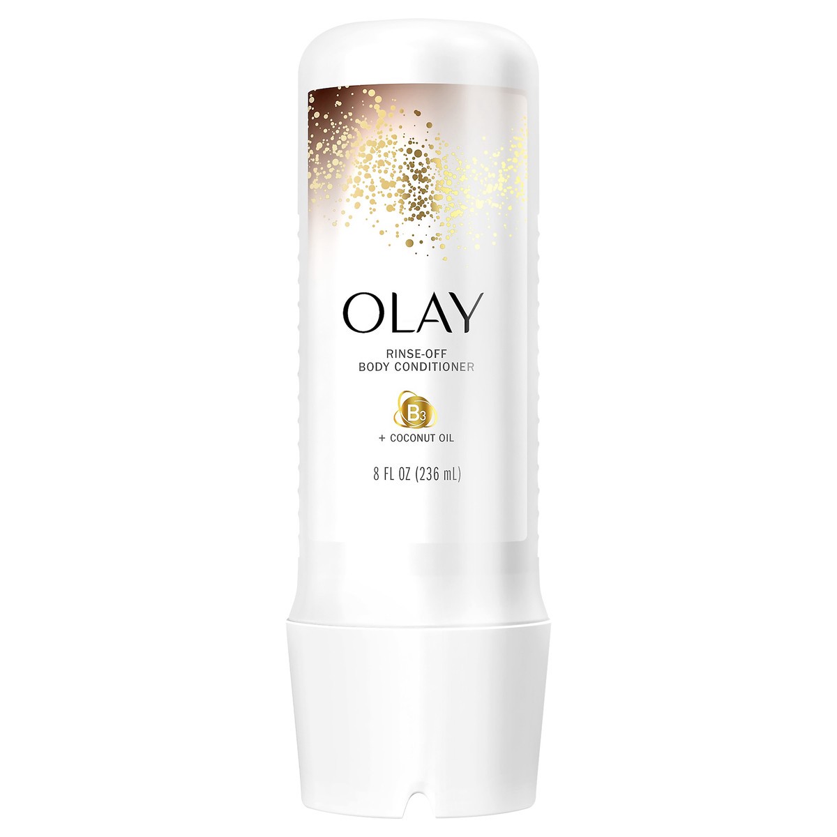 slide 3 of 6, Olay Rinse-off Body Conditioner with Coconut Oil, 8 fl oz, 8 fl oz