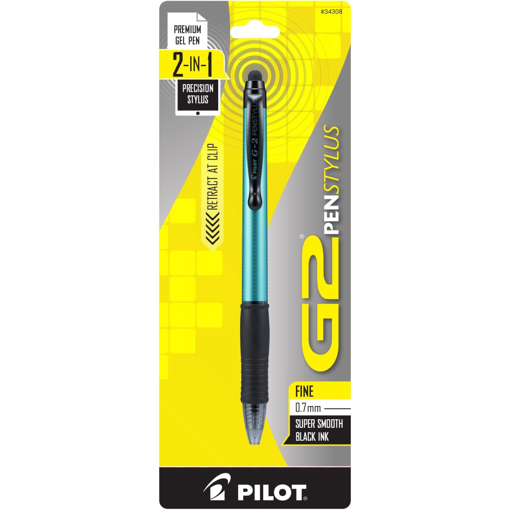 slide 1 of 2, Pilot G2 Stylus Fine Point Gel Pen - Black, 1 ct