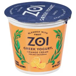Zoi Greek Orange Cream Yogurt - 6 oz