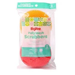 Hy-Vee Poly Mesh Scrubbers - 2 Pack