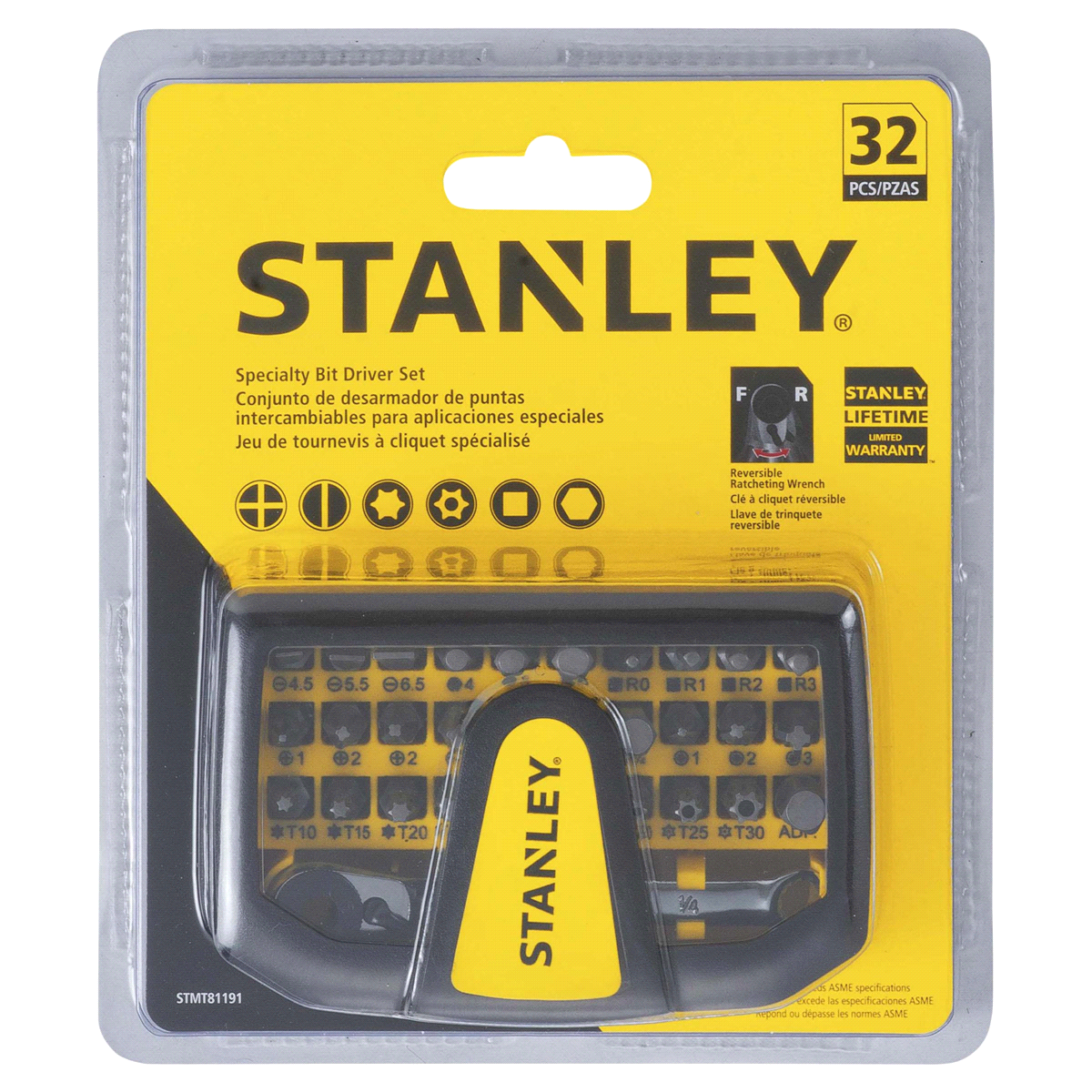 slide 1 of 5, Stanley Screwdriver Bit Set, 32 ct