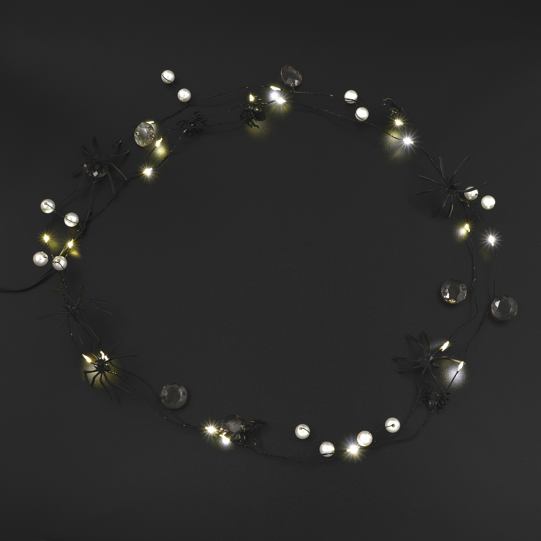 slide 2 of 2, 20ct. Warm White Led Pearl & Spider String Lights By Ashland, 20 ct