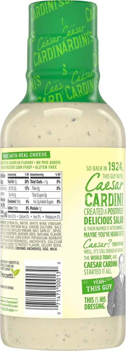 slide 9 of 9, Marzetti Caesar Cardini's™ Original Caesar Dressing 20 fl. oz. Bottle, 20 fl oz