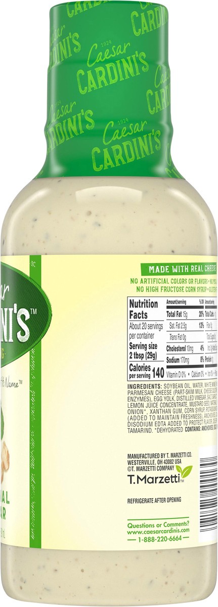 slide 2 of 9, Marzetti Caesar Cardini's™ Original Caesar Dressing 20 fl. oz. Bottle, 20 fl oz